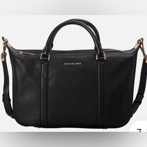 Michael Kors Raven Large Black Satchel